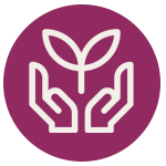 Plant Guarantee Icon In Purple